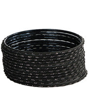 Armband Black Glitter set