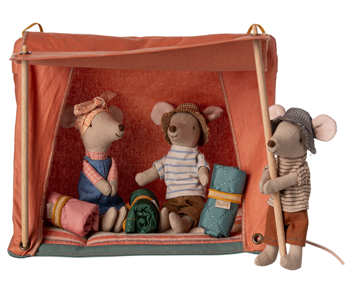 Maileg Happy Camper-teltta hiirelle