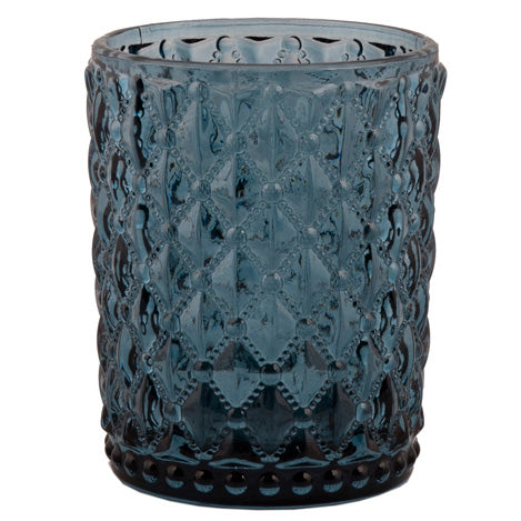 Lasilyhty maljakko Crystal tummansininen