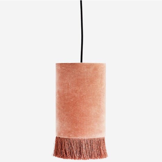 Madam Stoltz veluuri kattolamppu Dusty rose